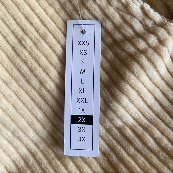 BP Plus Size Womens Corduroy Notched Hem Skirt - Picture 11 of 12